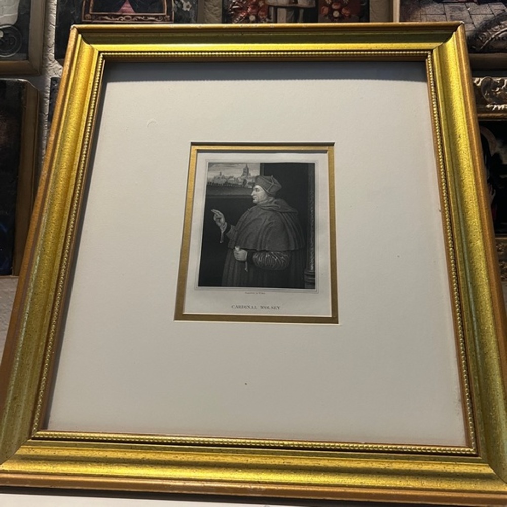 Cardinal Thomas Wolsey Vintage Framed‎ Print